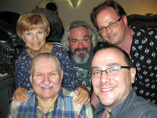 Bob & Kathy Burns with Todd Doogan, Adam Jahnke & Bill Hunt of The Bits