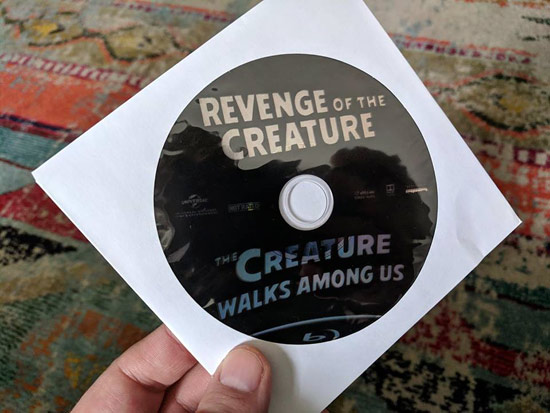 Revenge of the Creature Blu-ray 3D replacement disc