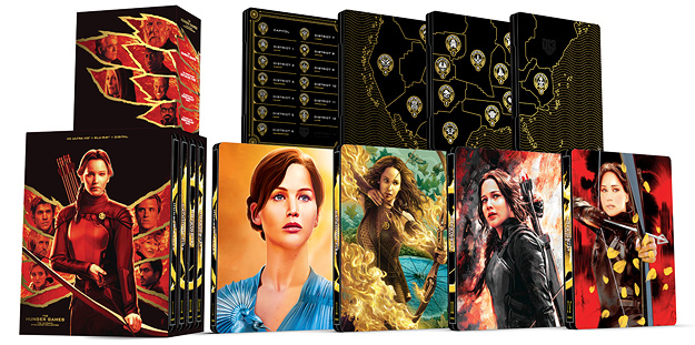 The Hunger Games Collection (Best Buy-exclusive 4K Ultra HD Steelbook)