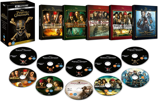 Pirates of the Caribbean: 5-Film 4K Ultra HD Collection (UK import 4K UHD)