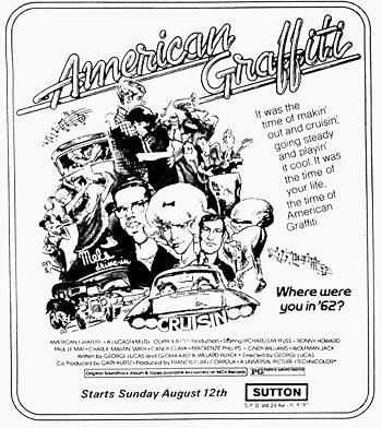 American Graffiti newspaper ad