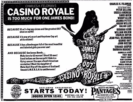 Casino Royale (1967) ad