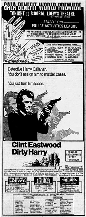 Dirty Harry newspaper ad