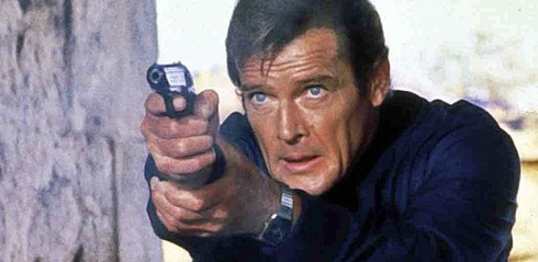 Roger Moore as 007