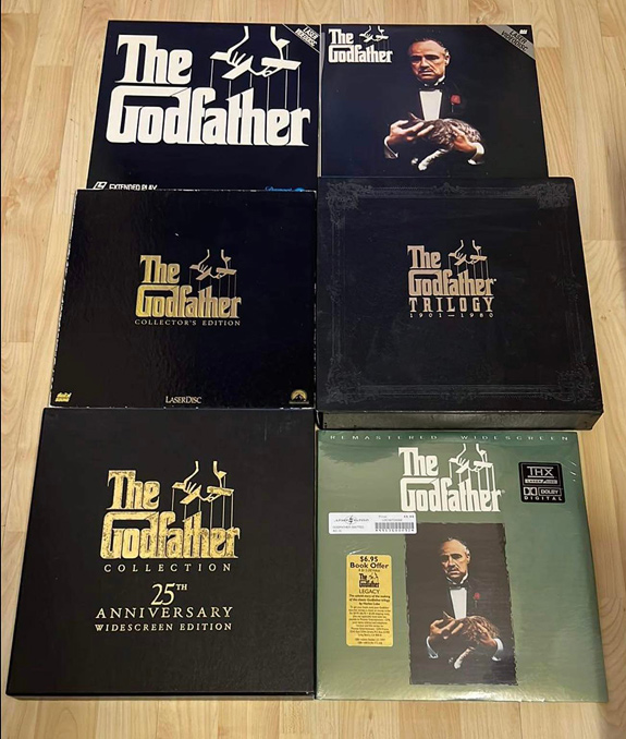 Laserdisc versions of The Godfather