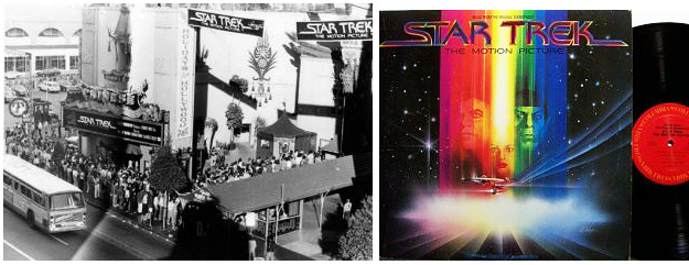 L: Chinese Theater showing, R: soundtrack album