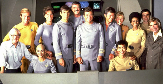 The director and cast of Star Trek: The Motion Picture