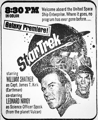 Star Trek ad in TV Guide
