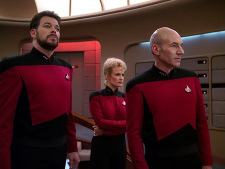 A scene from Star Trek: The Next Generation