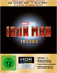 Iron Man Trilogy (GERMAN - 4K Ultra HD Blu-ray)