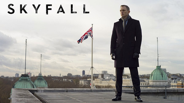The latest installment in the Bond franchise: Skyfall