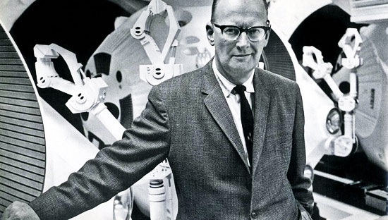 2001: A Space Odyssey writer Arthur C. Clarke