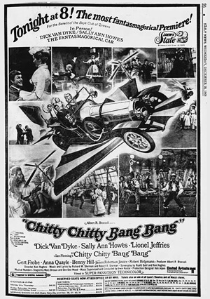 Chitty Chitty Bang Bang newspaper ad