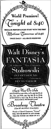 Fantasia opening ad