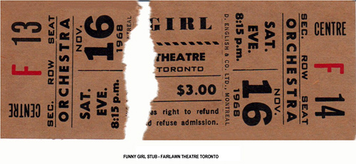 Funny Girl ticket