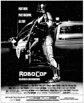 RoboCop newspaper ad