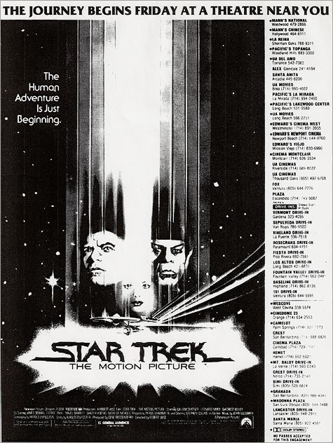 An L.A Times newspaper ad for the film from 12/2/1979
