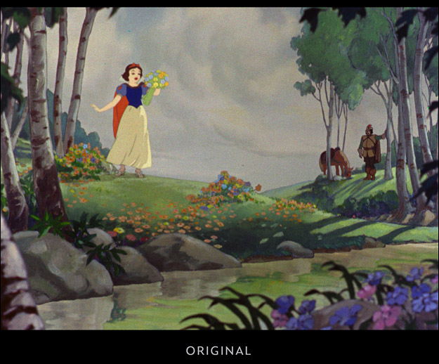 Snow White and the Seven Dwarfs (1937) -- before restoration