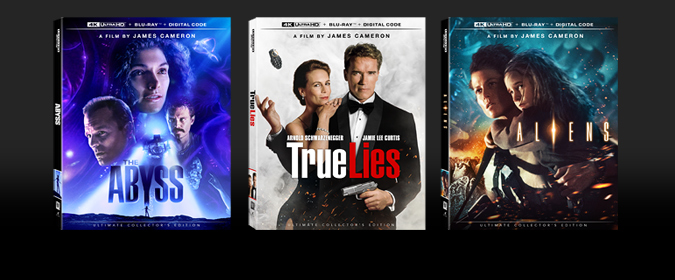 IT’S OFFICIAL: THE ABYSS, TRUE LIES & ALIENS are coming to 4K UHD + Blu-ray on 3/12/24!