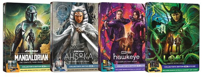 BREAKING: Disney sets THE MANDALORIAN: S3, AHSOKA, HAWKEYE & LOKI: S2 for 4K Ultra HD on 12/3!