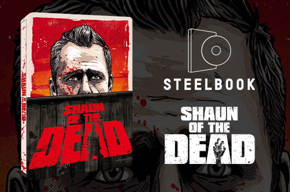 Shaun of the Dead Zavvi Steelbook (4K Ultra HD)