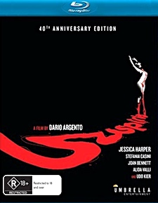 Suspiria: 40th Anniversary Edition (Umbrella – Blu-ray Review)